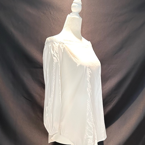 WHBM Off-The-Shoulder Poplin Top Size S - Picture 6 of 7